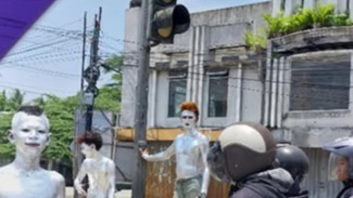 Pendapatan Fantastis! Manusia Silver Cilacap Akui Bisa Capai Rp 9 Juta Per Bulan Lebih Tinggi dari UMK Cilacap