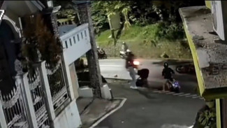 Tegang! Kecelakaan Beruntun 3 Sepeda Motor di Jl. Raya Gayam - Rejasa Banjarnegara, Terekam CCTV