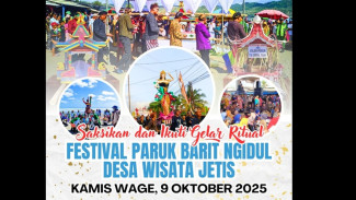 Yuk Liburan ke Jetis Cilacap! Festival Paruk Kubeng Pithu Siap Guncang Pantai Exotis Bungso 9 Oktober 2025