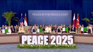 Prabowo Saksikan Trump, Erdogan, dan Sisi Teken Perjanjian Damai Gaza di KTT Mesir 2025