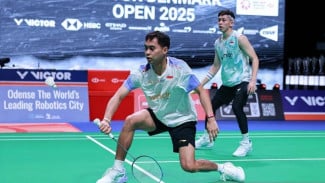 Rian dan Rahmat Kejutkan Denmark Open 2025, Singkirkan Unggulan Kedua Aaron dan Soh