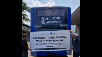 Hebat! Bus Listrik Nasional Buatan Jateng dari Karoseri Laksana Siap Melayani Rute Transjakarta