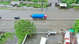 Banjir Belum Surut, Pemprov Jateng Kerahkan 8 Pompa Raksasa di Semarang Dengan Daya Sedot 1,9 Ribu Liter Per Detik