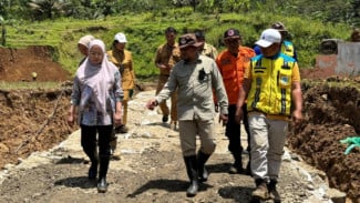 Tahap Awal Pembangunan 50 Hunian Sementara Korban Longsor Pandanarum Banjarnegara Resmi Dikerjakan