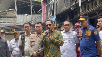 Gedung Terra Drone Terbakar di Kemayoran, 22 Korban Meninggal, Tito Karnavian Tinjau Lokasi