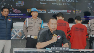Polres Tegal Ungkap Jaringan Narkoba, Pengedar Sabu dan Ekstasi Ditangkap di Adiwerna