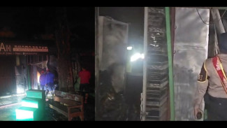 Kebakaran Dini Hari di Tegal, Kios Buah Hangus dan Kerugian Capai Rp40 Juta