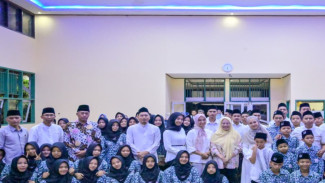 SRMP 27 Banjarnegara Gelar Buka Puasa Bersama, Bupati Amalia Desiana Beri Dorongan Siswa Raih Impian