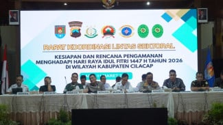 Rakor Kesiapan Idul Fitri di Cilacap, Bupati Pastikan Perayaan Aman, Tertib, dan Lancar Tahun 2026