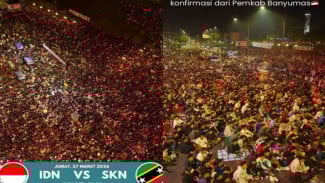 Nobar Timnas Indonesia di Purwokerto Disanjung, Warganet Sentil Daerah Sendiri: Minim Hiburan!