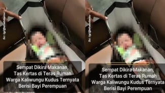 Sempat Dikira Makanan, Tas Kertas di Teras Rumah Warga Kaliwungu Kudus Ternyata Berisi Bayi Perempuan