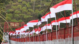 Jembatan Garuda Banyumas Resmi Dibuka, Warga Tak Lagi Nekat Seberangi Sungai Tajum Saat Air Meluap