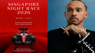 Marina Bay Sands Hadirkan Ferrari, Plus44 dan Almave, Lewis Hamilton Ikut Ramaikan Musim Formula 1 Singapura 2026