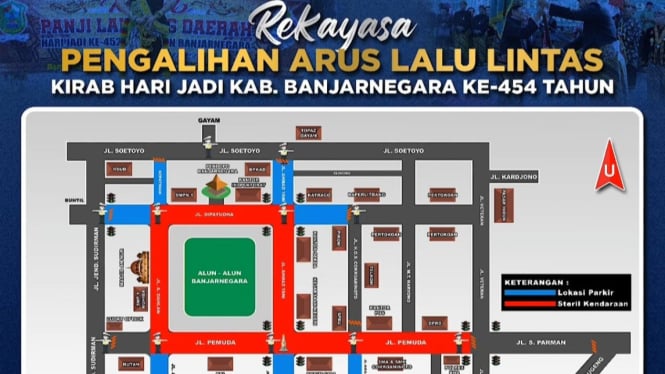 Pengalihan Arus Lalu Lintas di Kabupaten Banjarnegera