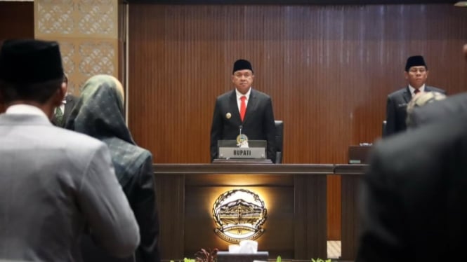 Pemaparan Visi-Misi Bupati Banyumas Dihadapan DPRD