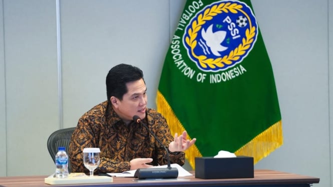 Reaksi Erick Thohir Usai Timnas Indonesia Kalah