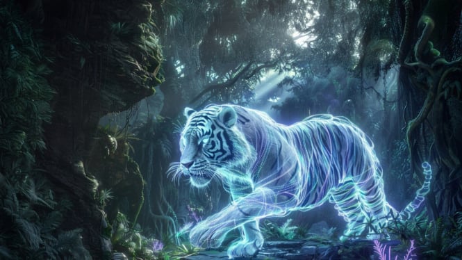 Ilustrasi - Weton yang didampingi Khodam Macan Putih
