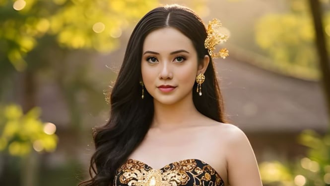 Ilustrasi weton wanita cantik berdaya pikat tinggi.