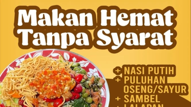 Makan Sepuasnya Hanya Rp 4 Ribu di Mampir Pawon, Purwokerto