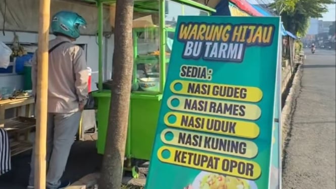 Warung Hijau Bu Tarmi di Purwokerto