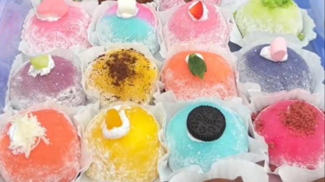 Jajanan mochi di Purwokerto