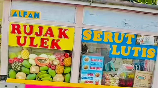 Rujak Buah & Lutis Alfan Banyumas