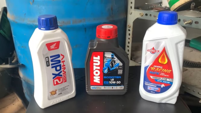 Oli AHM MPX 2 vs Motul vs Federal Racing Matic