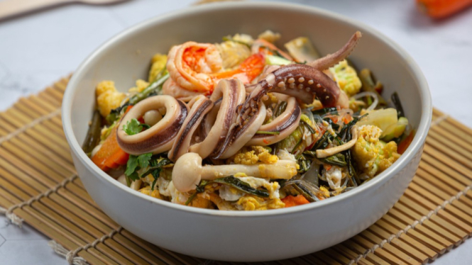 Ilsutrasi Seafood
