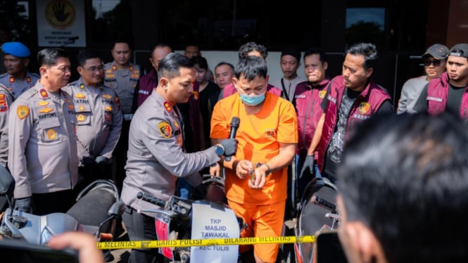 Polres Batang Bekuk Tujuh Pelaku Curanmor