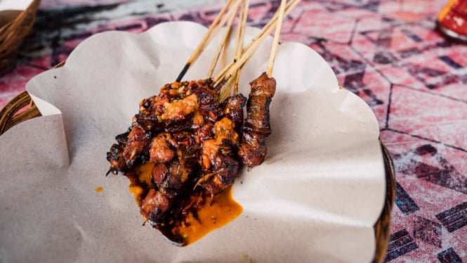 Ilustrasi Sate Kambing