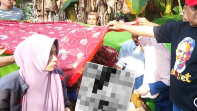 Penemuan orang hanyut di Saluran Irigasi Desa Galuh Purbalingga