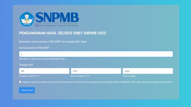 Cara Download Sertifikat UTBK SNBT 2025