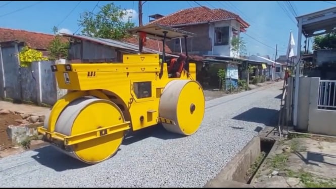 Perbaikan Jalan di Pejagalan Wetan Sokaraja
