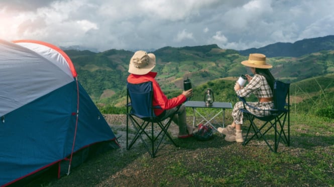 Ilustrasi Tempat Camping