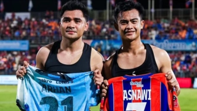 Asnawi Mangkualam dan Pratama Arhan