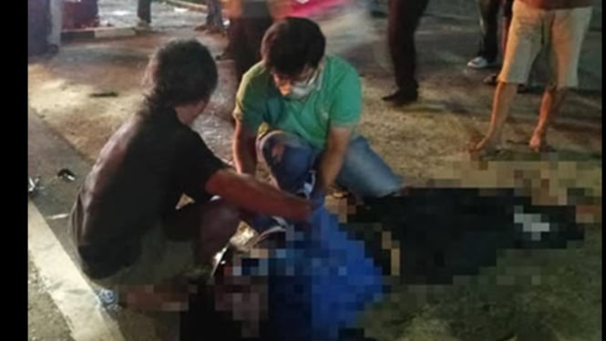 Kecelakaan 2 motor dekat SPBU Sine Sragen, 1 korban meninggal