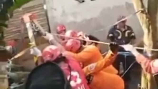 Tercebur dalam sumur di Tegal