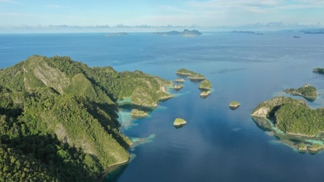 Ilustrasi Kerusakan Raja Ampat akibat tambang terekam citra satelit