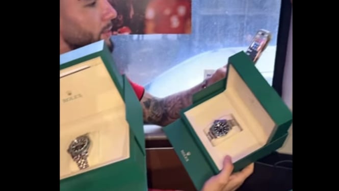 Jam Rolex hadiah Prabowo untuk pemain Timnas Indonesia