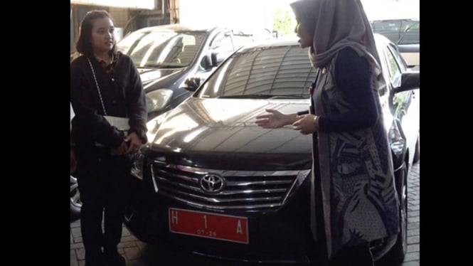 Mobil dinas Wali Kota siap untuk pernikahan warga Semarang