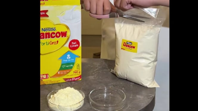 Susu Dancow palsu viral di TikTok, ini perbedaannya