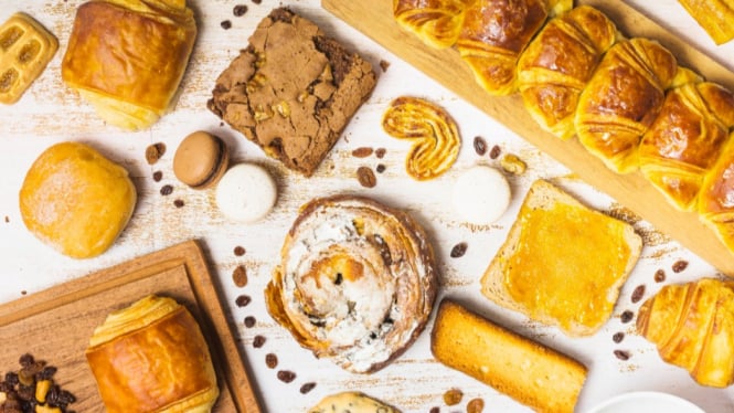Ilustrasi Roti dan Kue