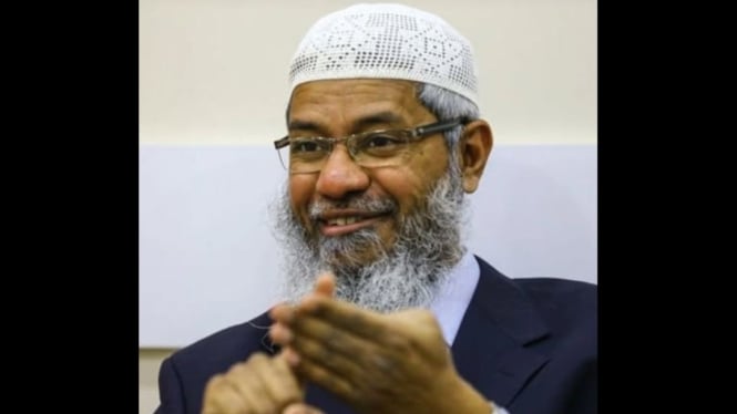 Zakir Naik saat tampil di siniar bersama dr. Richard Lee