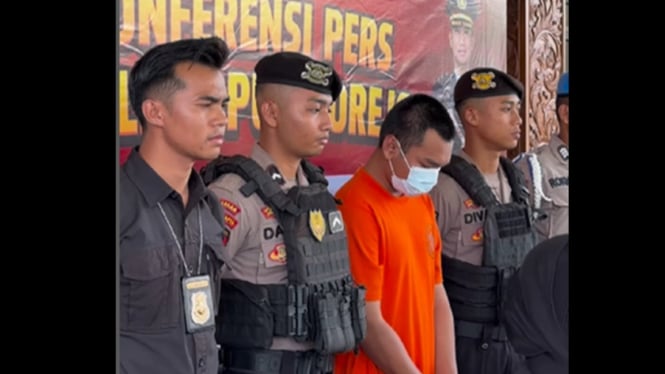 Barang bukti uang palsu yang disita dari pelaku