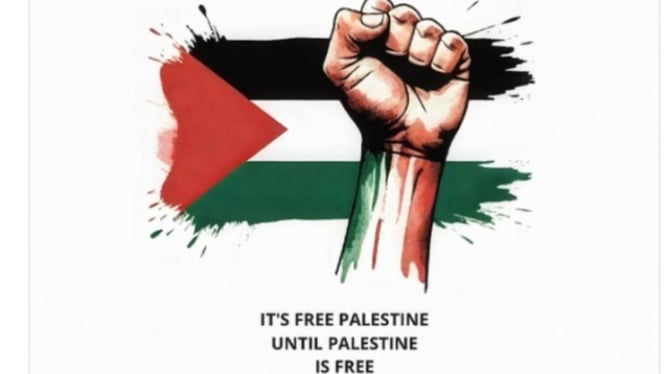 Ilustrasi Free Palestine