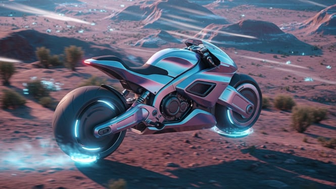 Ilustrasi - Motor Masa Depan
