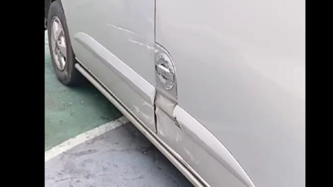 Mobil Brio tercebur usai tabrak 6 kendaraan di Purbalingga