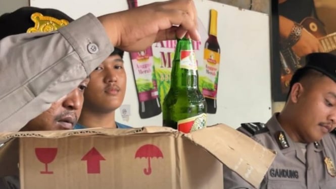 Polisi di Purbalingga Razia Peredaran Penjualan Miras Tanpa Izin