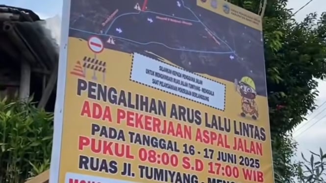Pengalihan Arus Lalu lintas di Jalan Tumiyang-Menggala