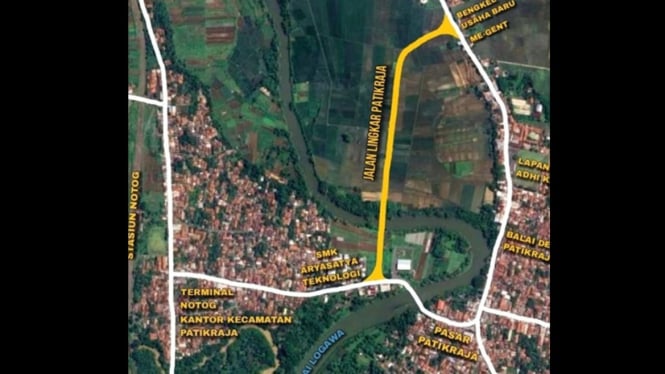 Trase Jalan Lingkar Patikraja mulai dipadatkan